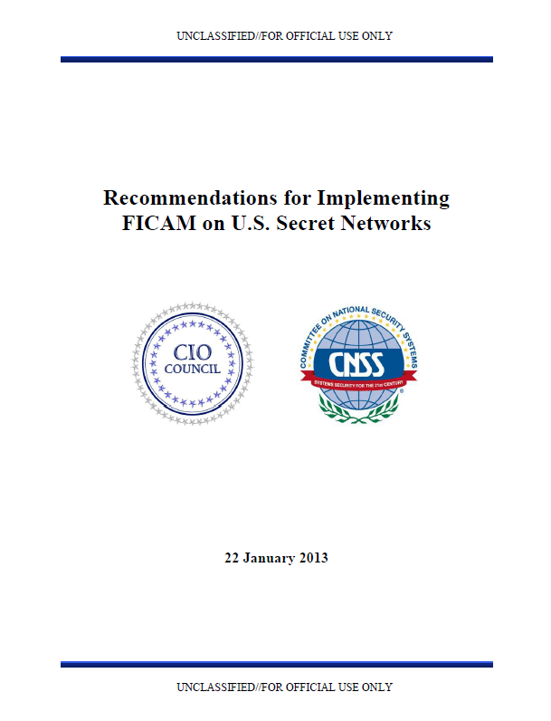 CNSS-ImplementingFICAM