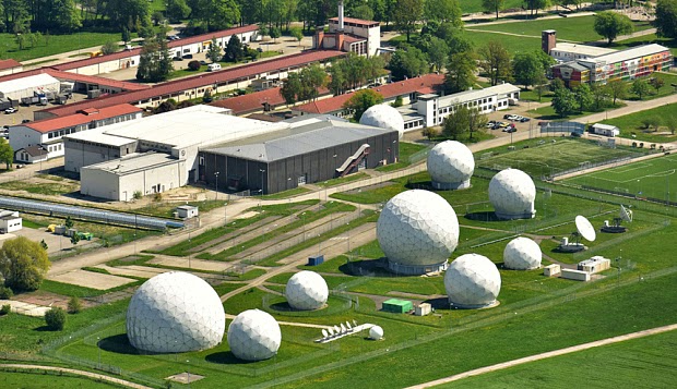 The BND satellite intercept station at Bad Aibling, Germany